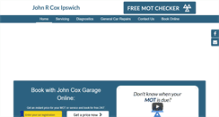 Desktop Screenshot of johncoxipswich.com